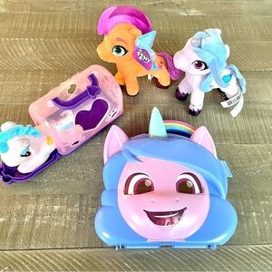 My Little Pony Plush Set - Orange, Blue, Purple